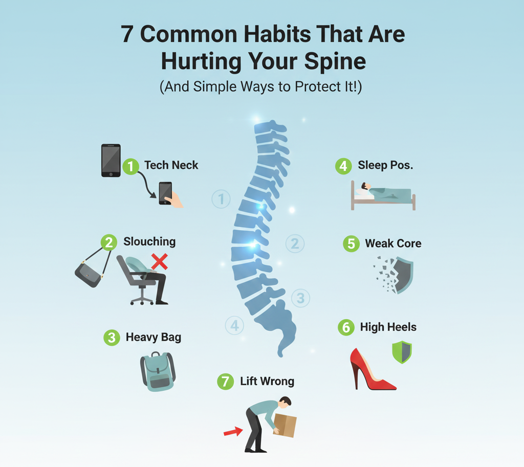 7 Common Habits That Are Hurting Your Spine